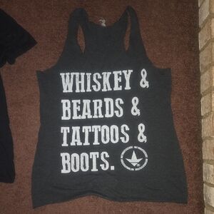 Graphic Tank Top with Bold Text